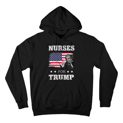 Nurses For Trump 2024 Support Election Hoodie