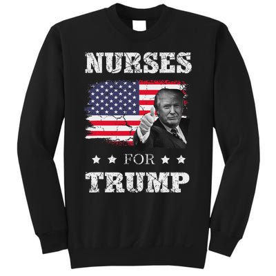 Nurses For Trump 2024 Support Election Sweatshirt