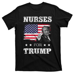 Nurses For Trump 2024 Support Election T-Shirt