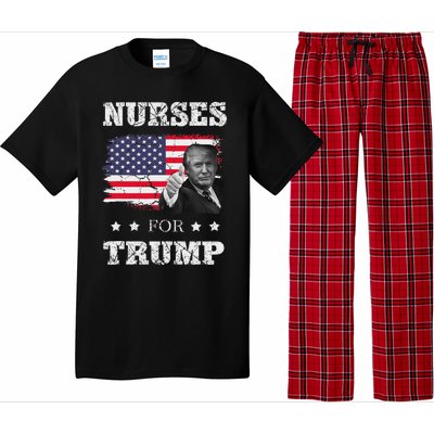 Nurses For Trump 2024 Support Election Pajama Set