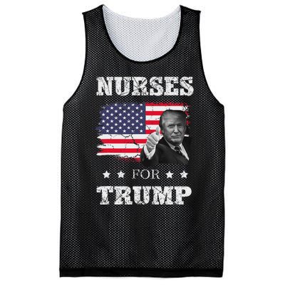 Nurses For Trump 2024 Support Election Mesh Reversible Basketball Jersey Tank