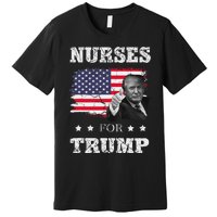 Nurses For Trump 2024 Support Election Premium T-Shirt