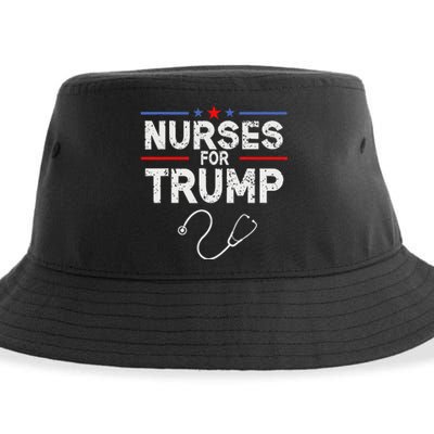 Nurses For Trump 2024 Sustainable Bucket Hat