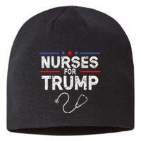 Nurses For Trump 2024 Sustainable Beanie