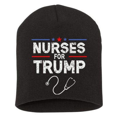 Nurses For Trump 2024 Short Acrylic Beanie