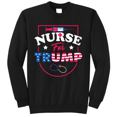 Nurse For Trump Conservative Republican Nurses Support Sweatshirt