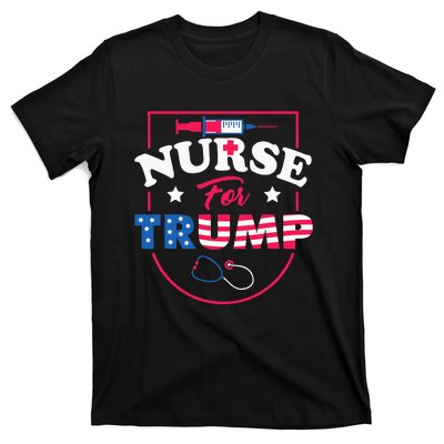 Nurse For Trump Conservative Republican Nurses Support T-Shirt