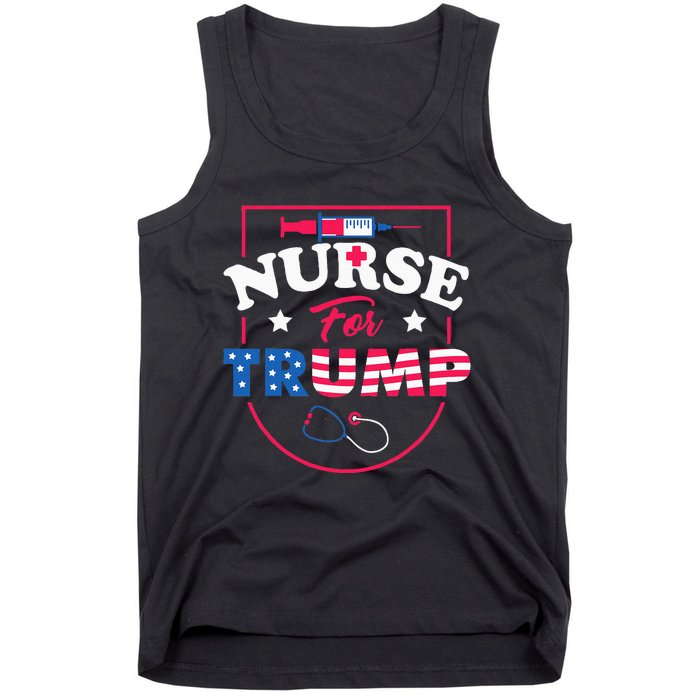 Nurse For Trump Conservative Republican Nurses Support Tank Top