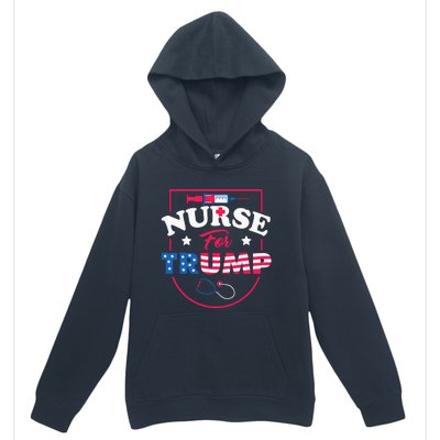 Nurse For Trump Conservative Republican Nurses Support Urban Pullover Hoodie