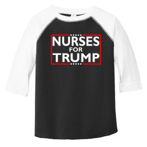 Nurses For Trump President Election 2024 Toddler Fine Jersey T-Shirt