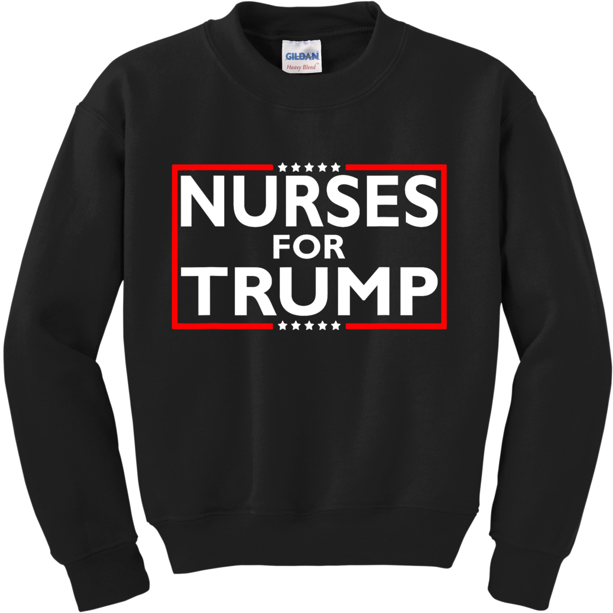 Nurses For Trump President Election 2024 Kids Sweatshirt
