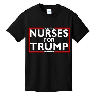 Nurses For Trump President Election 2024 Kids T-Shirt