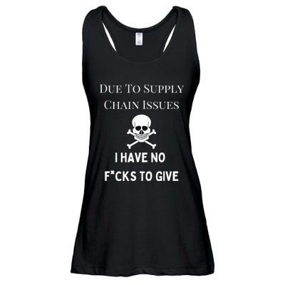 No Fucks To Give Due To Supply Chain Issues Zero Fucks Ladies Essential Flowy Tank