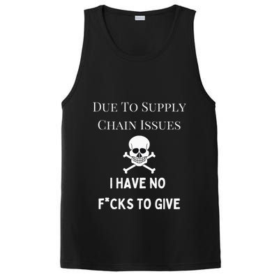 No Fucks To Give Due To Supply Chain Issues Zero Fucks PosiCharge Competitor Tank