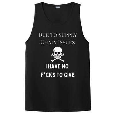 No Fucks To Give Due To Supply Chain Issues Zero Fucks PosiCharge Competitor Tank