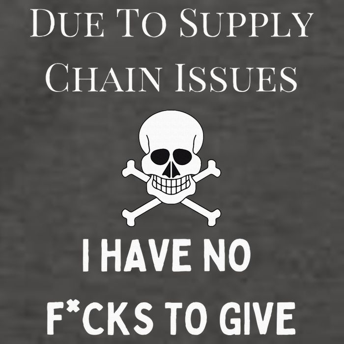 No Fucks To Give Due To Supply Chain Issues Zero Fucks Vector Backpack