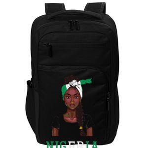 Nigerian Flag Uniform Souvenirs Products Woman Nigeria Impact Tech Backpack