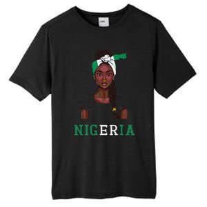 Nigerian Flag Uniform Souvenirs Products Woman Nigeria Tall Fusion ChromaSoft Performance T-Shirt