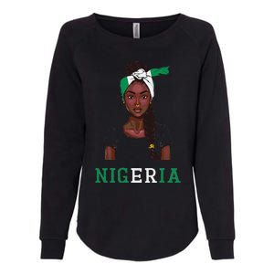 Nigerian Flag Uniform Souvenirs Products Woman Nigeria Womens California Wash Sweatshirt