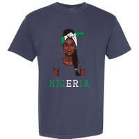 Nigerian Flag Uniform Souvenirs Products Woman Nigeria Garment-Dyed Heavyweight T-Shirt