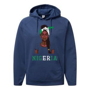 Nigerian Flag Uniform Souvenirs Products Woman Nigeria Performance Fleece Hoodie