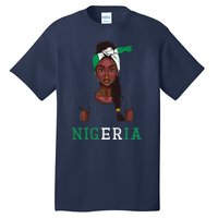 Nigerian Flag Uniform Souvenirs Products Woman Nigeria Tall T-Shirt