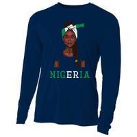 Nigerian Flag Uniform Souvenirs Products Woman Nigeria Cooling Performance Long Sleeve Crew