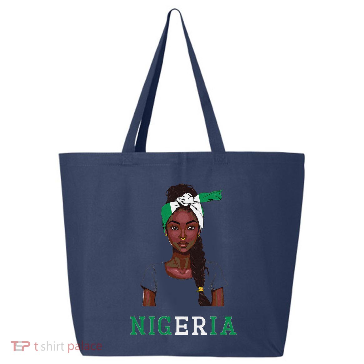 Nigerian Flag Uniform Souvenirs Products Woman Nigeria 25L Jumbo Tote