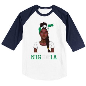 Nigerian Flag Uniform Souvenirs Products Woman Nigeria Baseball Sleeve Shirt