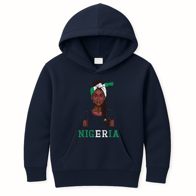 Nigerian Flag Uniform Souvenirs Products Woman Nigeria Kids Hoodie