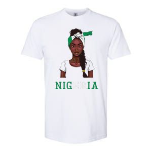 Nigerian Flag Uniform Souvenirs Products Woman Nigeria Softstyle CVC T-Shirt