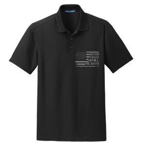 Never Fight Uphill Me Boy Funny Trump 2024 Dry Zone Grid Polo