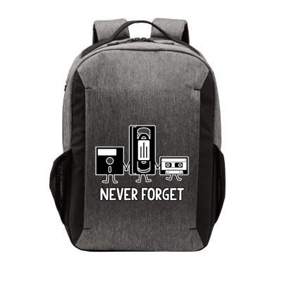 Never Forget Vintage Floppy Disk Vhs Tape 90s 80s Cassette Vector Backpack