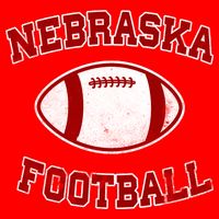Nebraska Football Vintage Button