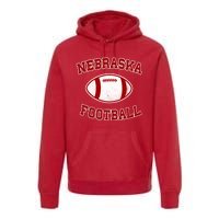 Nebraska Football Vintage Premium Hoodie