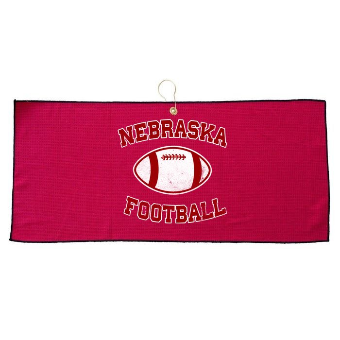 Nebraska Football Vintage Large Microfiber Waffle Golf Towel