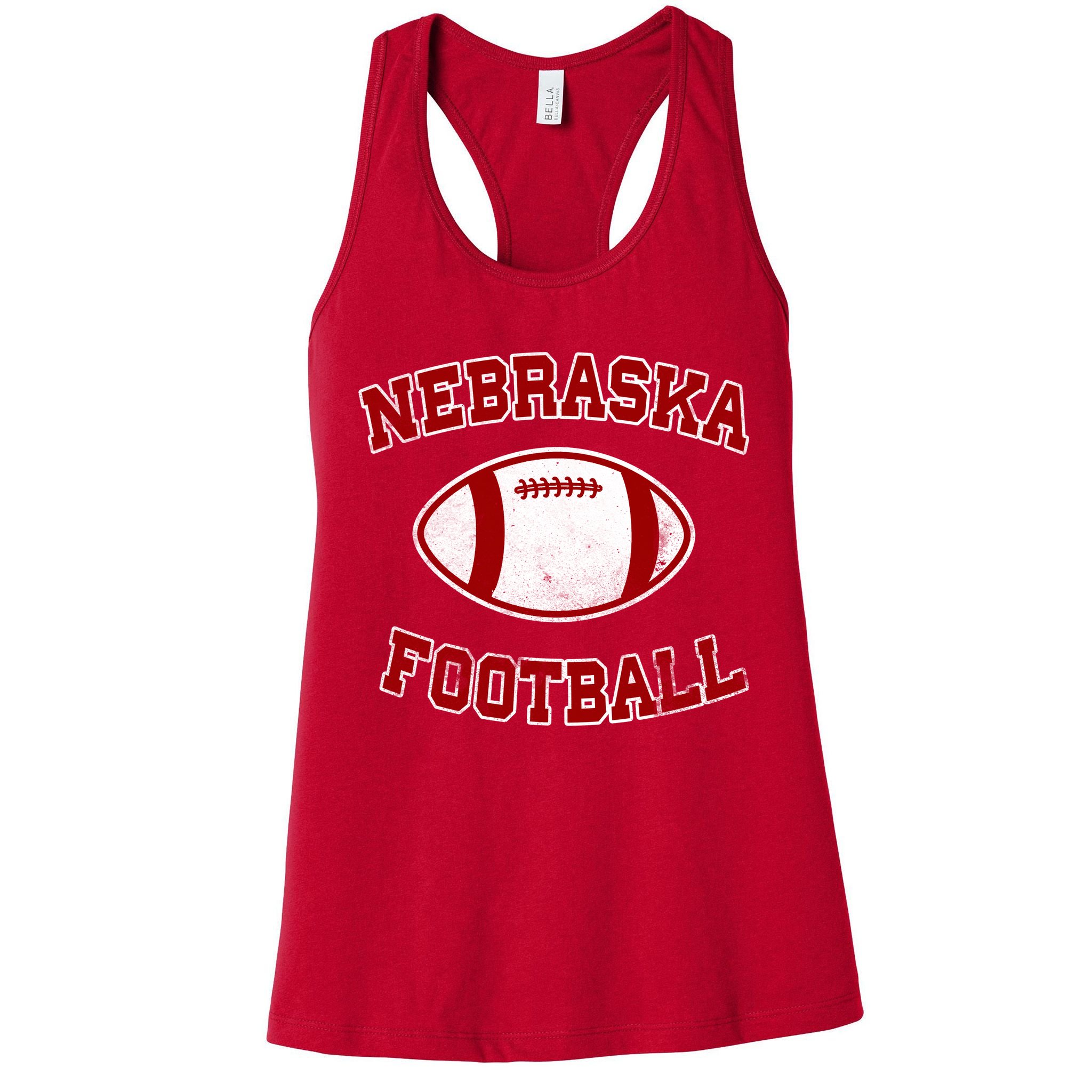 Nebraska Football Vintage Womens Tank Top