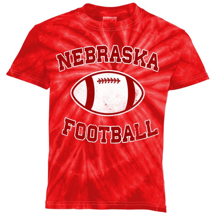 Nebraska Football Vintage Kids Tie-Dye T-Shirt