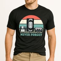 Never Forget VHS, Cassette, Floppy Disc Old School Retro Cooling Performance Crew T-Shirt