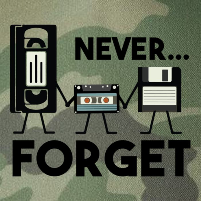 NEVER FORGET VHS TAPE, FLOPPY DISK, TAPE, FUNNY NOSTALGIA Legacy Tie Dye Trucker Hat