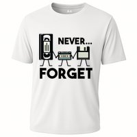 NEVER FORGET VHS TAPE, FLOPPY DISK, TAPE, FUNNY NOSTALGIA Performance Shirt