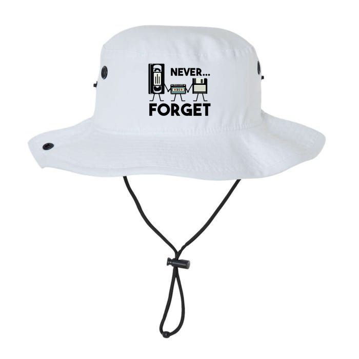 NEVER FORGET VHS TAPE, FLOPPY DISK, TAPE, FUNNY NOSTALGIA Bucket Hat