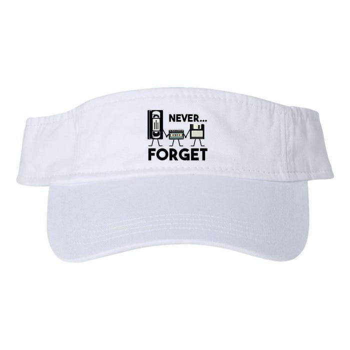 NEVER FORGET VHS TAPE, FLOPPY DISK, TAPE, FUNNY NOSTALGIA Visor