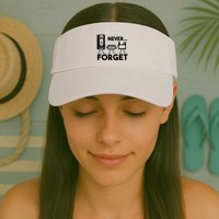 NEVER FORGET VHS TAPE, FLOPPY DISK, TAPE, FUNNY NOSTALGIA Visor