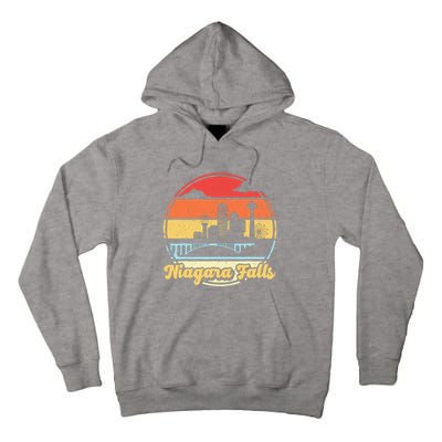 Niagara Falls Waterfall Vintage Matching Family Vacation Tall Hoodie