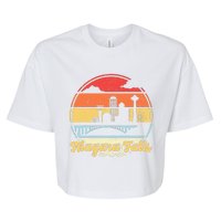 Niagara Falls Waterfall Vintage Matching Family Vacation Bella+Canvas Jersey Crop Tee