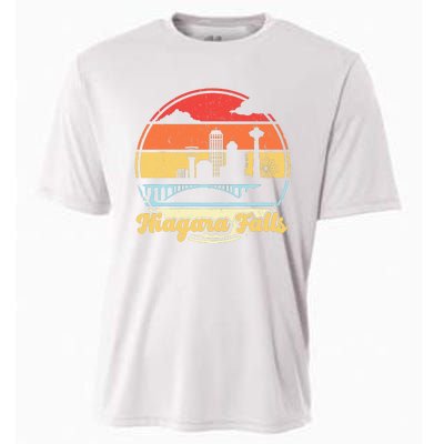 Niagara Falls Waterfall Vintage Matching Family Vacation Cooling Performance Crew T-Shirt