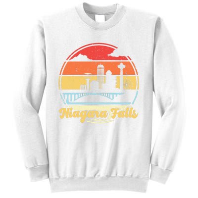 Niagara Falls Waterfall Vintage Matching Family Vacation Sweatshirt