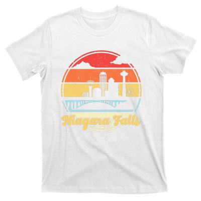 Niagara Falls Waterfall Vintage Matching Family Vacation T-Shirt