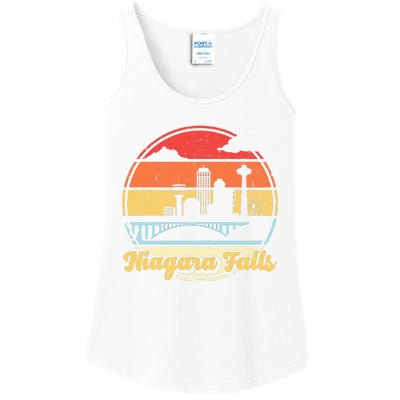 Niagara Falls Waterfall Vintage Matching Family Vacation Ladies Essential Tank